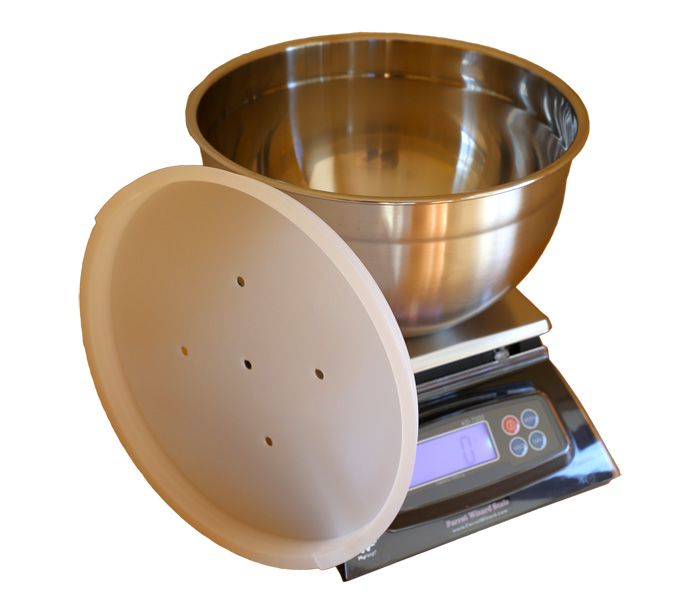 Professional Bowl Scale with Lid for Weighing Parrots and Small Mammals