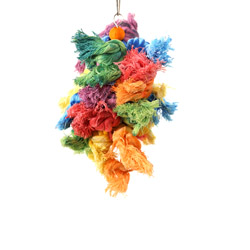 Cheaper Chews - CC307 Colorful Ropes & Knots Medium Parrot Toy