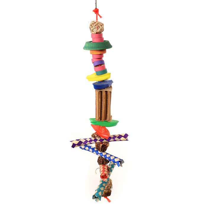 Cheaper Chews - CC401 Everything Bagel Toy for Small to Medium Parrots