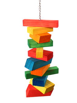 Cheaper Chews - CC502 Thick Wood Blocks Large Parrot Toy