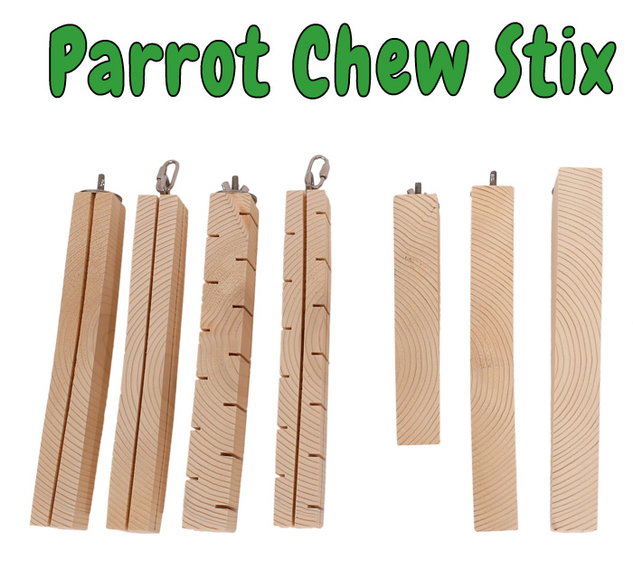 Parrot Chew Stix Toys from Parrot Wizard