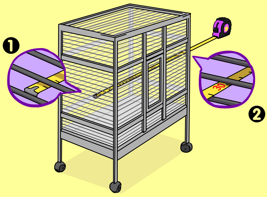 Measure Cage for Custom Perch