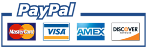 Paypal Visa Mastercard Discover American Express