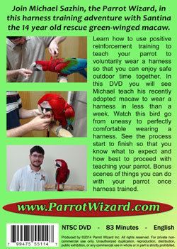 Harness Training DVD Back Cover