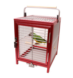 African grey travel store cage