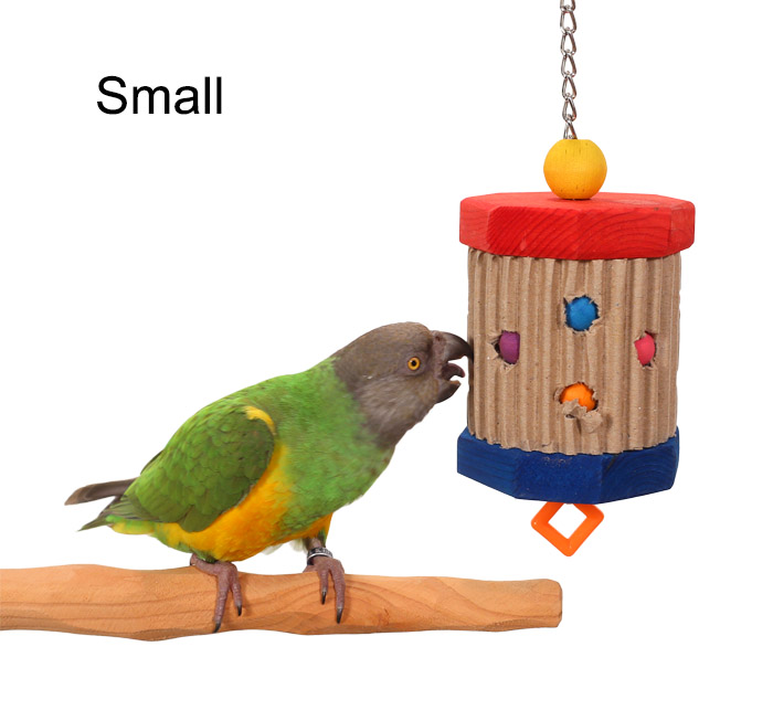 Woodpecker Parrot Toy Small with Senegal Parrot